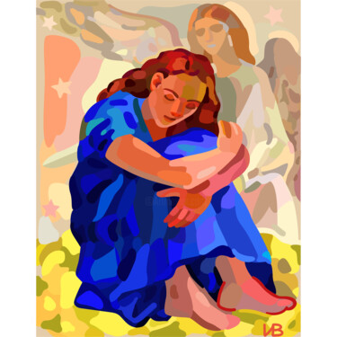 Digital Arts titled "Prayer" by Irina Vanina, Original Artwork, 2D Digital Work