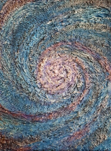 Картина под названием "Космос" - Ирина Вишнякова, Подлинное произведение искусства, Акрил