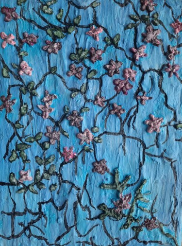 Painting titled "Весна" by Irina Vishniakova, Original Artwork, Acrylic