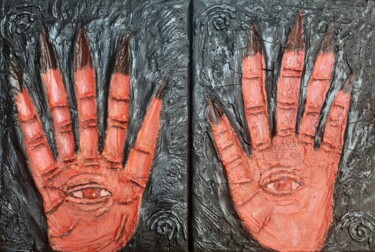 Pintura titulada "Взгляд" por Irina Vishniakova, Obra de arte original, Acrílico