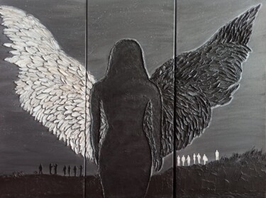 Pintura intitulada "Твой выбор" por Irina Vishniakova, Obras de arte originais, Acrílico