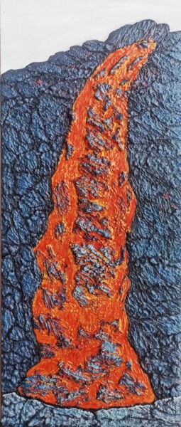 Картина под названием "Кровь земли" - Ирина Вишнякова, Подлинное произведение искусства, Акрил