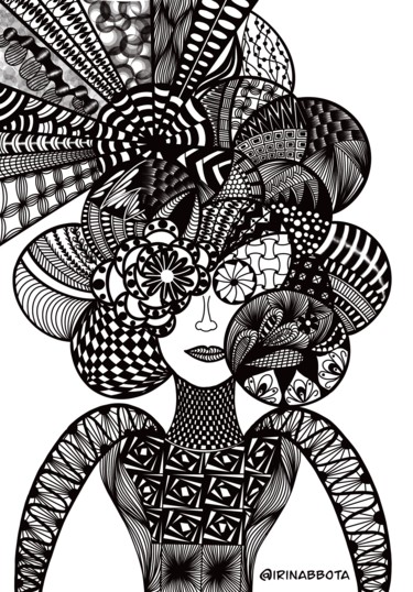 "Cyborg lady -digita…" başlıklı Dijital Sanat Irina Bbota tarafından, Orijinal sanat, Dijital Resim