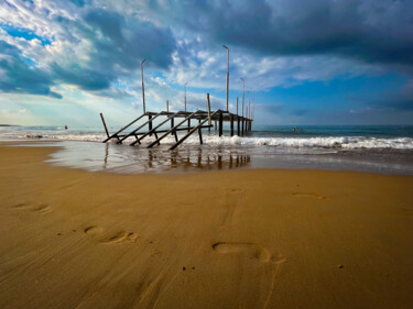 Photographie intitulée "Seascape in Turkey" par Irina Bbota, Œuvre d'art originale, Photographie numérique