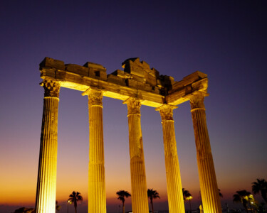 Fotografia intitolato "Temple of Apollo in…" da Irina Bbota, Opera d'arte originale, Fotografia digitale