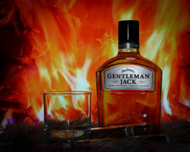 Fotografie mit dem Titel "Gentlemen Jack" von Irina Bbota, Original-Kunstwerk, Digitale Fotografie