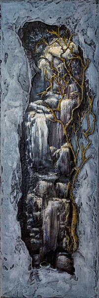 Pittura intitolato "“Place of power2”…" da Irina Ges, Opera d'arte originale, Acrilico