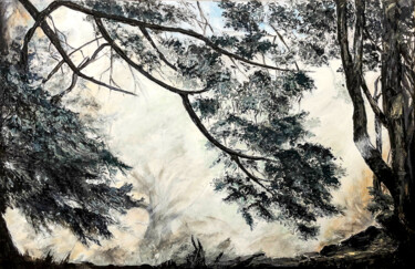 Картина под названием ""In the forest"" - Irina Ges, Подлинное произведение искусства, Акрил