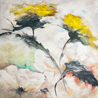 Painting titled ""Wildflowers"" by Irina Ges, Original Artwork, Acrylic
