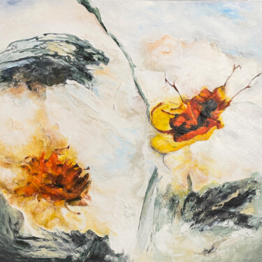 Malerei mit dem Titel "“Wildflowers 3”" von Irina Ges, Original-Kunstwerk, Acryl