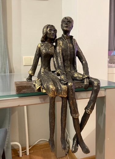 Sculptuur getiteld "Sculpture 3" door Irina Ges, Origineel Kunstwerk, Klei