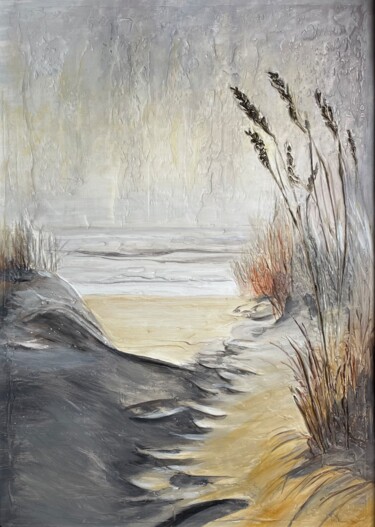 Painting titled "Choose the light 2" by Irina Ges, Original Artwork, Acrylic Mounted on Wood Stretcher frame