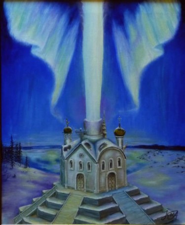 Картина под названием "Бог един!" - Ирина Крючкова, Подлинное произведение искусства, Другой