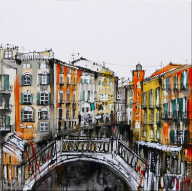 Peinture intitulée "Venice" par Irina Rumyantseva, Œuvre d'art originale, Acrylique