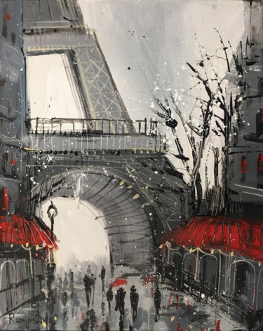 Картина под названием "Paris C01N03" - Irina Rumyantseva, Подлинное произведение искусства, Акрил
