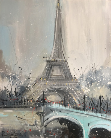 Malarstwo zatytułowany „Paris C01N02” autorstwa Irina Rumyantseva, Oryginalna praca, Akryl