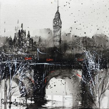 Malerei mit dem Titel "London Cityscape C0…" von Irina Rumyantseva, Original-Kunstwerk, Acryl