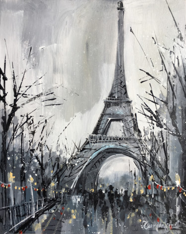 Картина под названием "Paris C01N06" - Irina Rumyantseva, Подлинное произведение искусства, Акрил