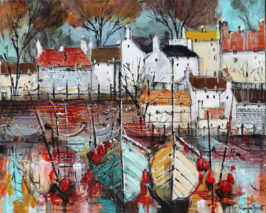 "Crail Harbour, Fife…" başlıklı Tablo Irina Rumyantseva tarafından, Orijinal sanat, Akrilik