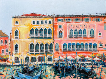 Malarstwo zatytułowany „Venice - Palazzo Gi…” autorstwa Irina Rumyantseva, Oryginalna praca, Akryl Zamontowany na Drewniana…