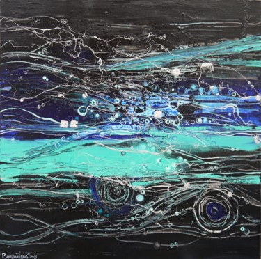 Картина под названием "Midnight Breeze" - Irina Rumyantseva, Подлинное произведение искусства, Акрил