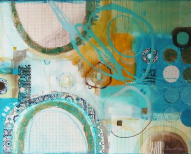 Картина под названием "Grand Collage" - Irina Rumyantseva, Подлинное произведение искусства, Акрил