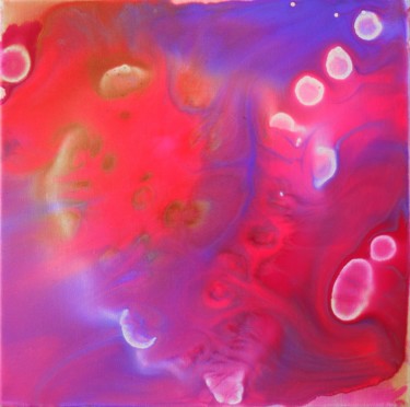 Pink Fantasy Painting titled "Pink Fantasy" by Irina Rumyantseva, Original Art, Acrylic