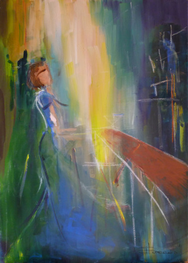Pittura intitolato "Today" da Iryna Torres, Opera d'arte originale, Acrilico