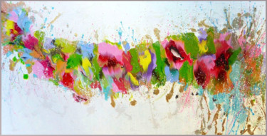 Pintura intitulada "Rainbow Colors" por Irini Karpikioti, Obras de arte originais, Acrílico