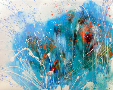 "Abstract Painting S…" başlıklı Tablo Irini Karpikioti tarafından, Orijinal sanat, Akrilik