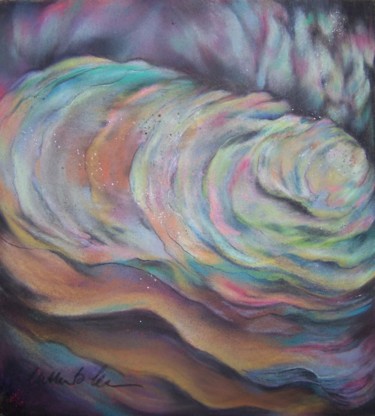 Painting titled "Oyster Zen" by Cathie Abell Nelson, Original Artwork