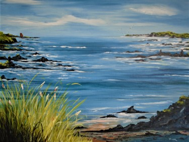 Painting titled "Roaring water Bay" by Conor Murphy, Original Artwork, Acrylic