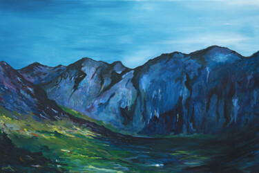 Peinture intitulée "The Poison Valley" par Conor Murphy, Œuvre d'art originale, Acrylique