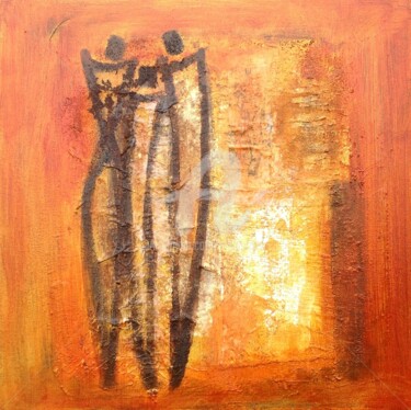 Painting titled "Tassili" by Iris, Original Artwork