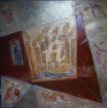 Painting titled "Ikthus II image.jpg" by Iris, Original Artwork, Acrylic