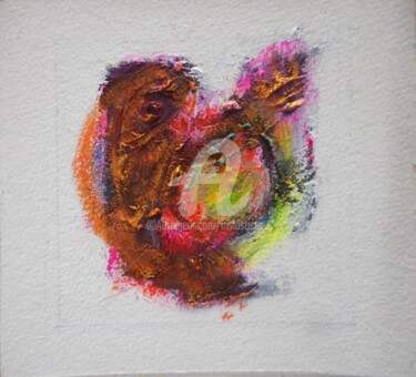 Peinture intitulée "Cocon" par Iris, Œuvre d'art originale, Acrylique