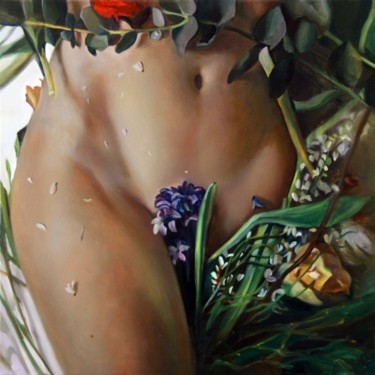 Pintura titulada "Freshness  (oil, ca…" por Irjan Moussin, Obra de arte original, Oleo