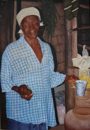 Peinture intitulée "Gentileza" par Irley Jesus, Œuvre d'art originale, Acrylique