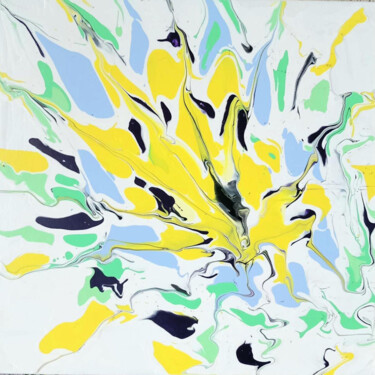 Картина под названием "Chauve Souris" - Irma Dhondt, Подлинное произведение искусства, Акрил Установлен на Деревянная рама д…
