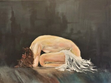 Peinture intitulée "Geen titel" par Irma Doeve, Œuvre d'art originale, Acrylique