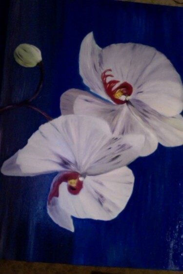 Peinture intitulée "Орхидея" par Irma G.S, Œuvre d'art originale