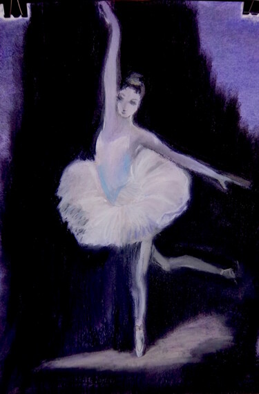 Pintura titulada "Прима Балерина" por Irma G.S, Obra de arte original, Pastel