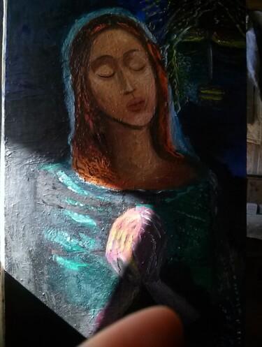 Peinture intitulée "Молитва" par Irma G.S, Œuvre d'art originale, Huile