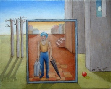 Pintura titulada "Alguien llega" por Irma Dos Santos, Obra de arte original