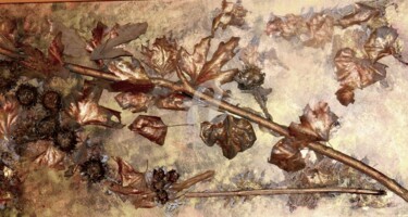 Pittura intitolato "gold" da Irmedeaca, Opera d'arte originale, Acrilico