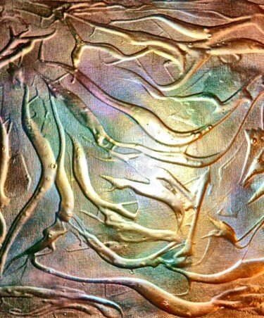 Malerei mit dem Titel "greenish1.jpg" von Irmedeaca, Original-Kunstwerk