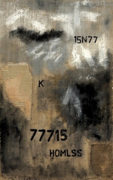 Painting titled "Homeless shelter 77…" by Irvin Grassi, Original Artwork, Oil