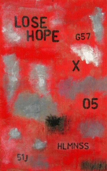 Pittura intitolato "Homeless x lost" da Irvin Grassi, Opera d'arte originale, Olio