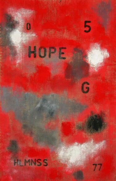 Painting titled "Homeless hope 0" by Irvin Grassi, Original Artwork, Oil