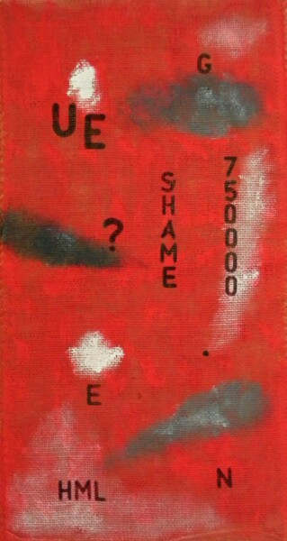 Painting titled "Homeless EU" by Irvin Grassi, Original Artwork, Acrylic